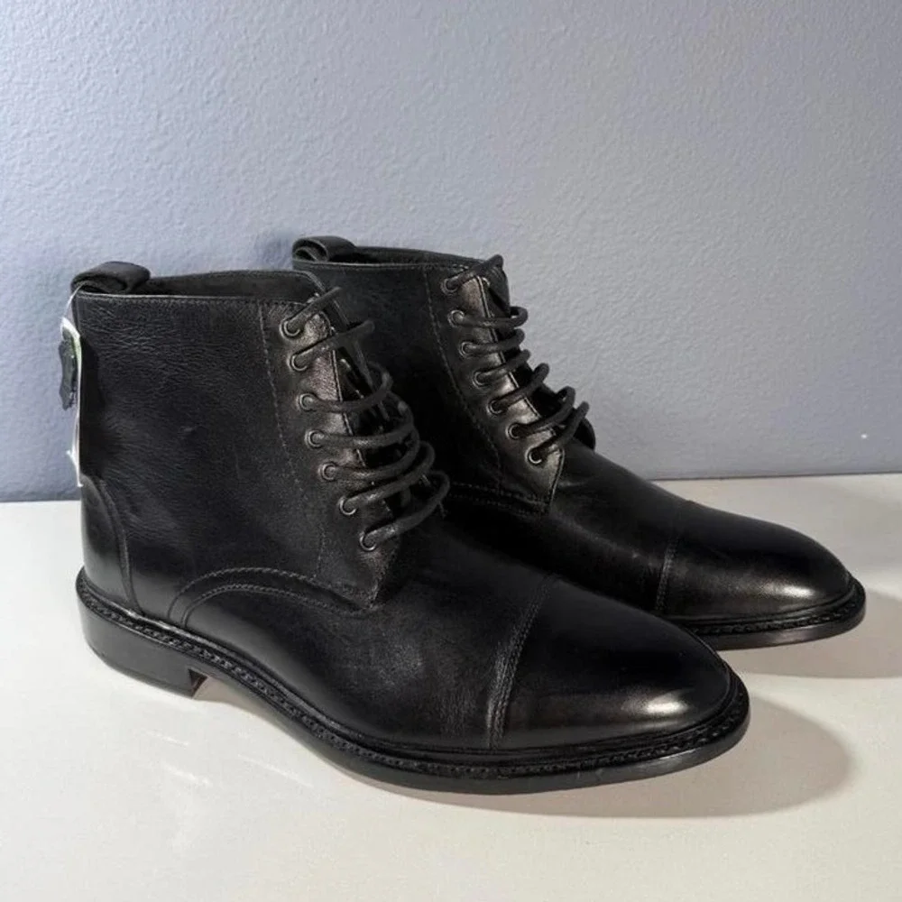 Anthony Veer‎ James Men's Leather Lace-Up Boots